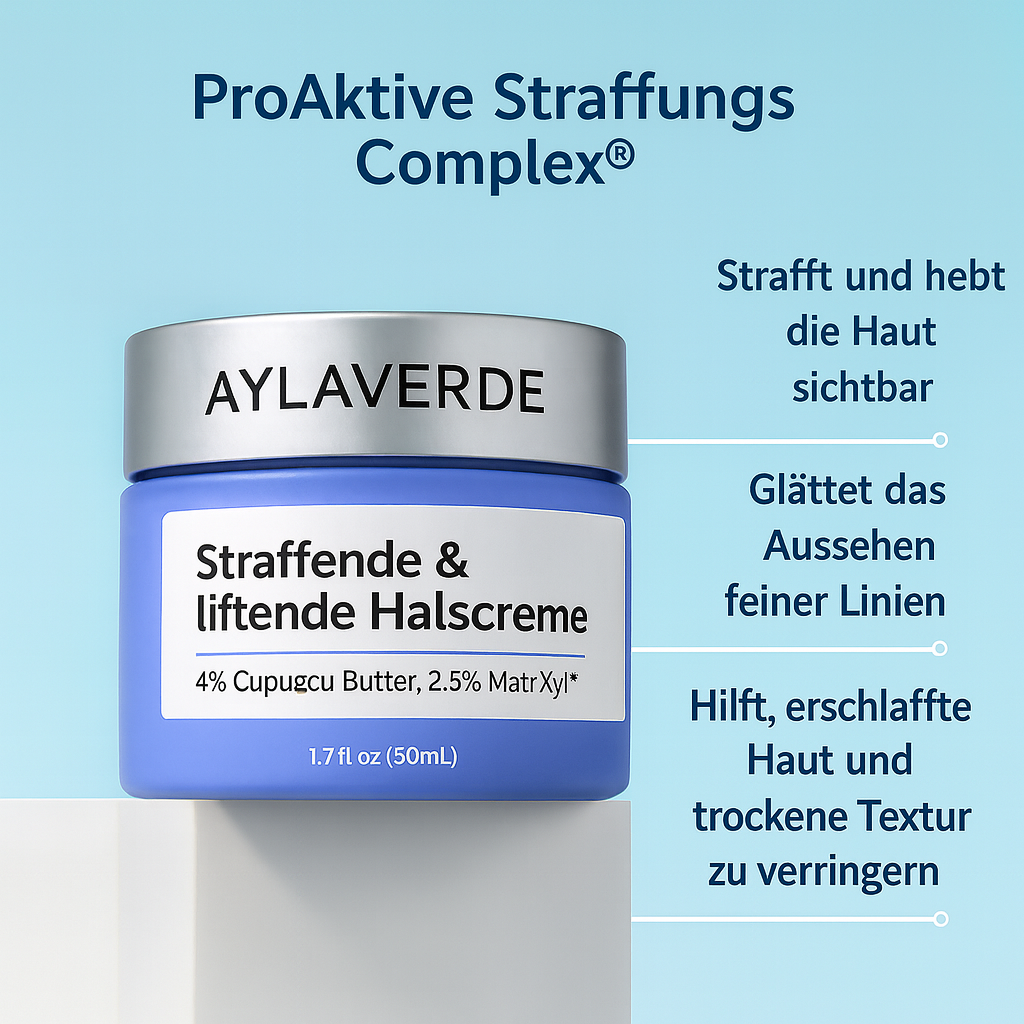 AYLAVERDE Straffende & Liftende Halscreme